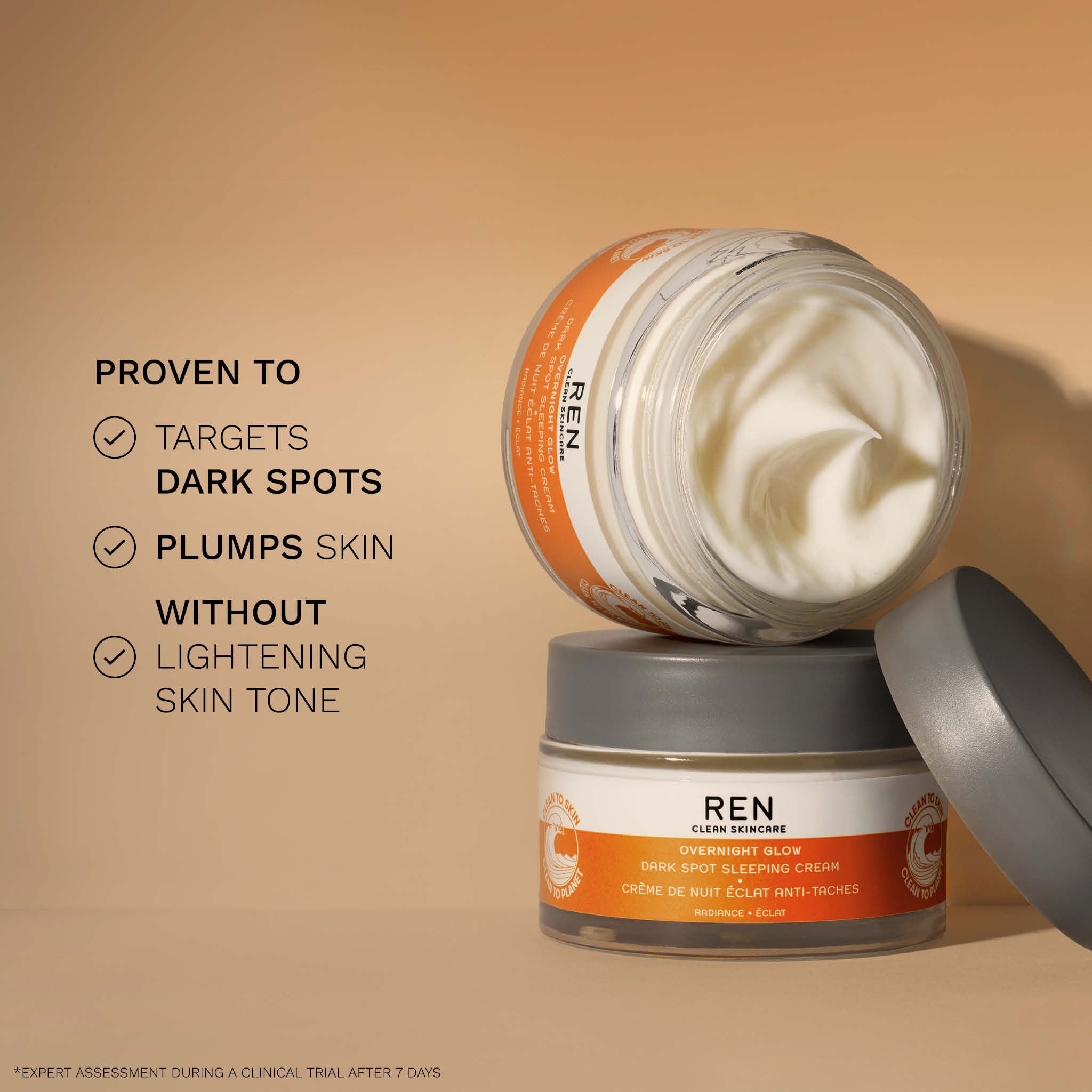 Radiance Overnight Glow Dark Spot Sleeping Cream